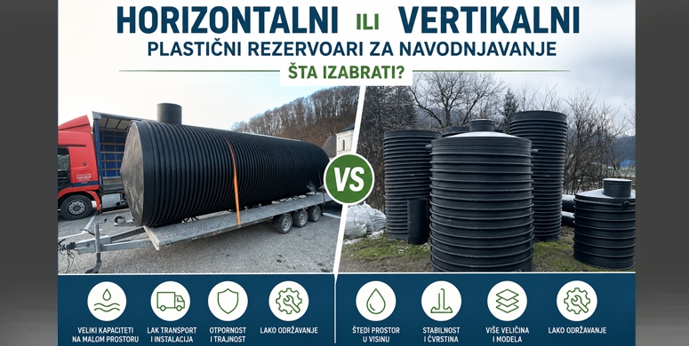 Horizontalni ili vertikalni plasticni rezervoari za navodnjavanje sta izabrati