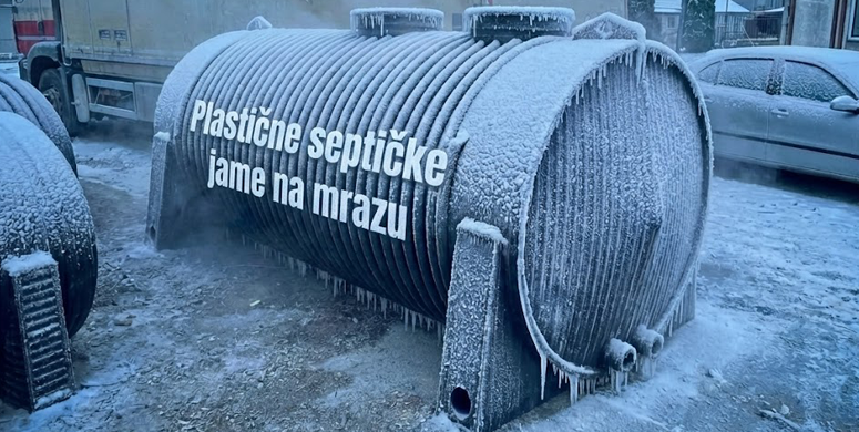 Kako plasticne septicke jame podnose hladnocu i mraz zasto ne pucaju kao betonske