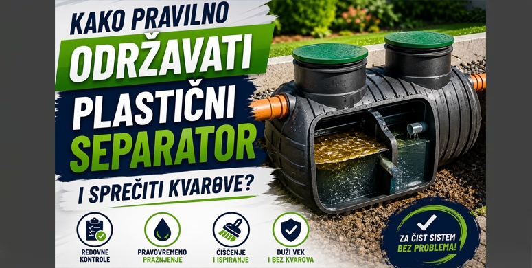 Kako pravilno odrzavati plasticni separator i spreciti kvarove