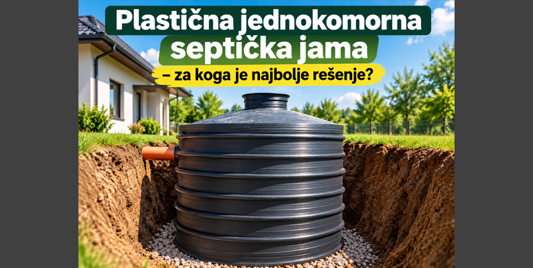 Plasticna jednokomorna septicka jama za koga je najbolje resenje