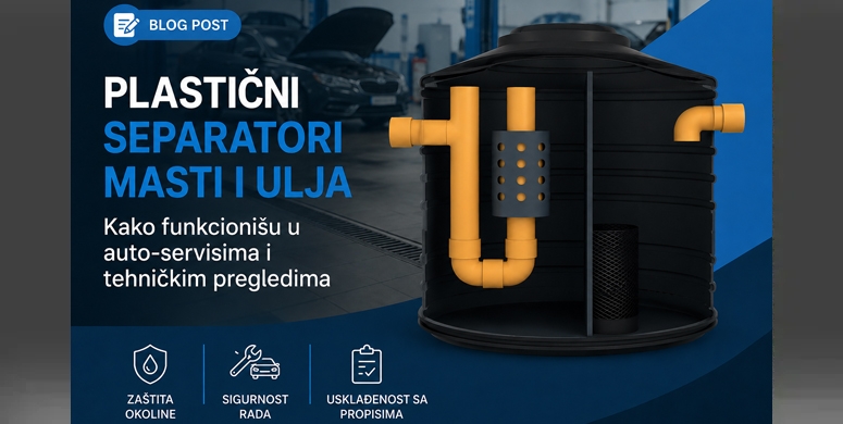 Plasticni separatori masti i ulja kako funkcionisu u auto servisima i tehnickim pregledima