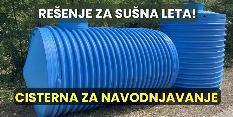 Resenje za susna leta plasticne cisterne za navodnjavanje