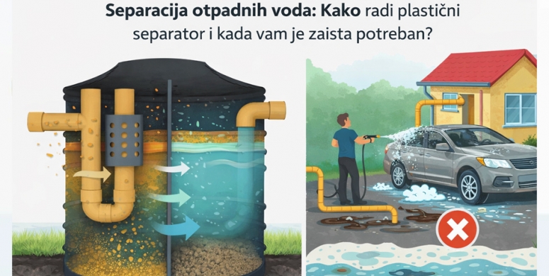 Separacija otpadnih voda kako radi plasticni separator i kada vam je zaista potreban